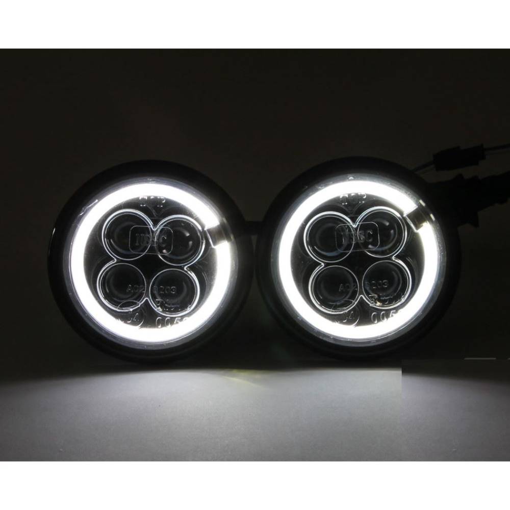 Proiector zi DRL fi80, 12/24V, angel eye, DRL510L, set 2 bucati, 01525 Amio