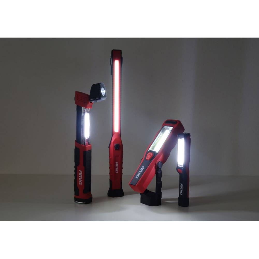 Lanterna lucru LED cu magnet si carlig agatare, reincarcabila USB, WT01 02170 Amio