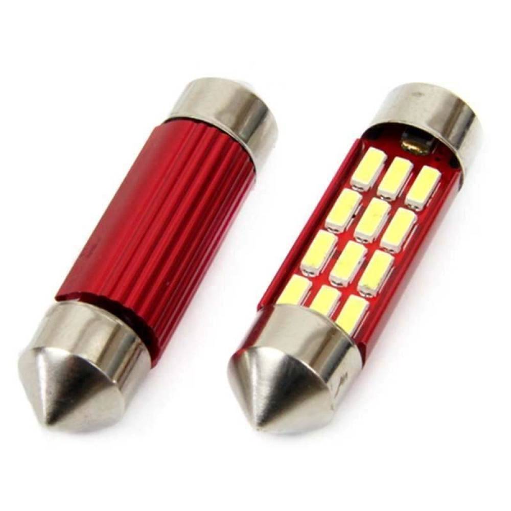 Set 2 becuri sofit 36mm, LED 4014, 12-24V C10W, CanBus, 01632 Amio Set 2 becuri sofit 36mm, LED 4014, 12-24V C10W, CanBus, 01632 Amio