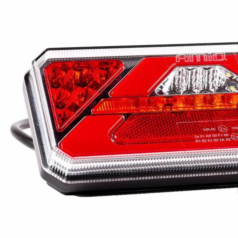 Lampa stop 236x104, LED, 5 functii, ceata, mers inapoi, semnalizare dinamica, stanga, 02364 Amio