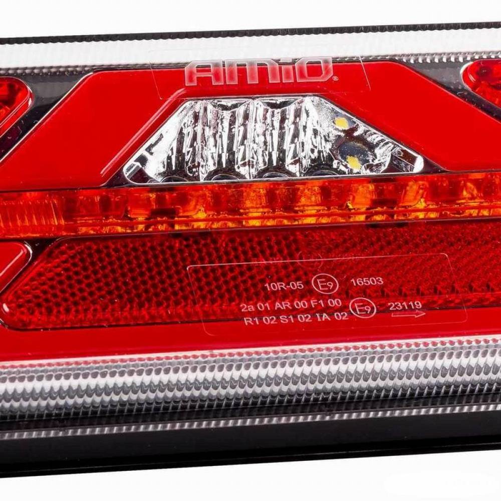 Lampa stop 236x104, LED, 5 functii, ceata, mers inapoi, semnalizare dinamica, stanga, 02364 Amio