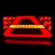 Lampa stop 236x104, LED, 5 functii, ceata, mers inapoi, semnalizare dinamica, stanga, 02364 Amio