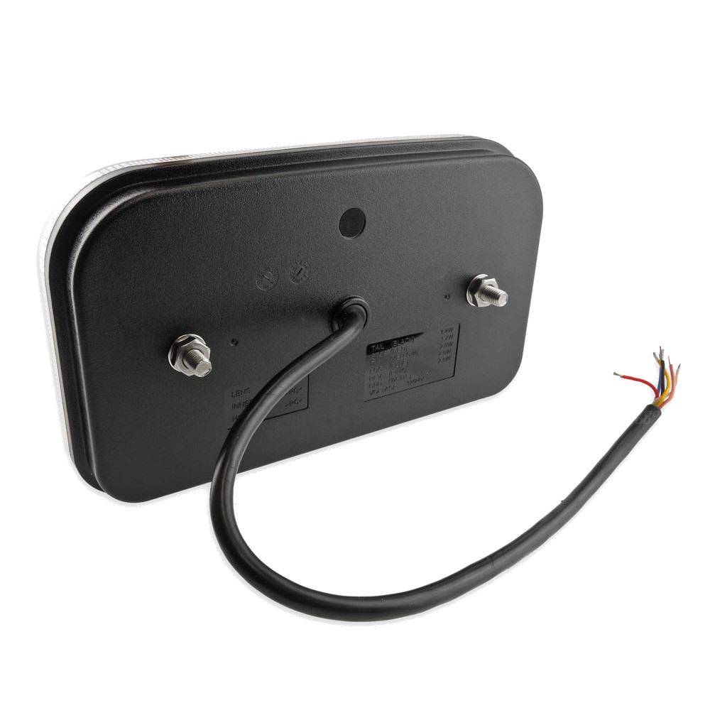 Lampa stop 240x140, LED, 6 functii, ceata, mers inapoi, semnalizare dinamica, dreapta, 02367 Amio