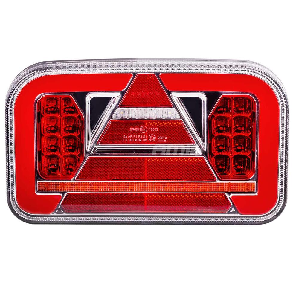Lampa stop 240x140, LED, 6 functii, ceata, mers inapoi, semnalizare dinamica, dreapta, 02367 Amio