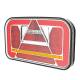 Lampa stop 240x140, LED, 6 functii, ceata, mers inapoi, semnalizare dinamica, dreapta, 02367 Amio