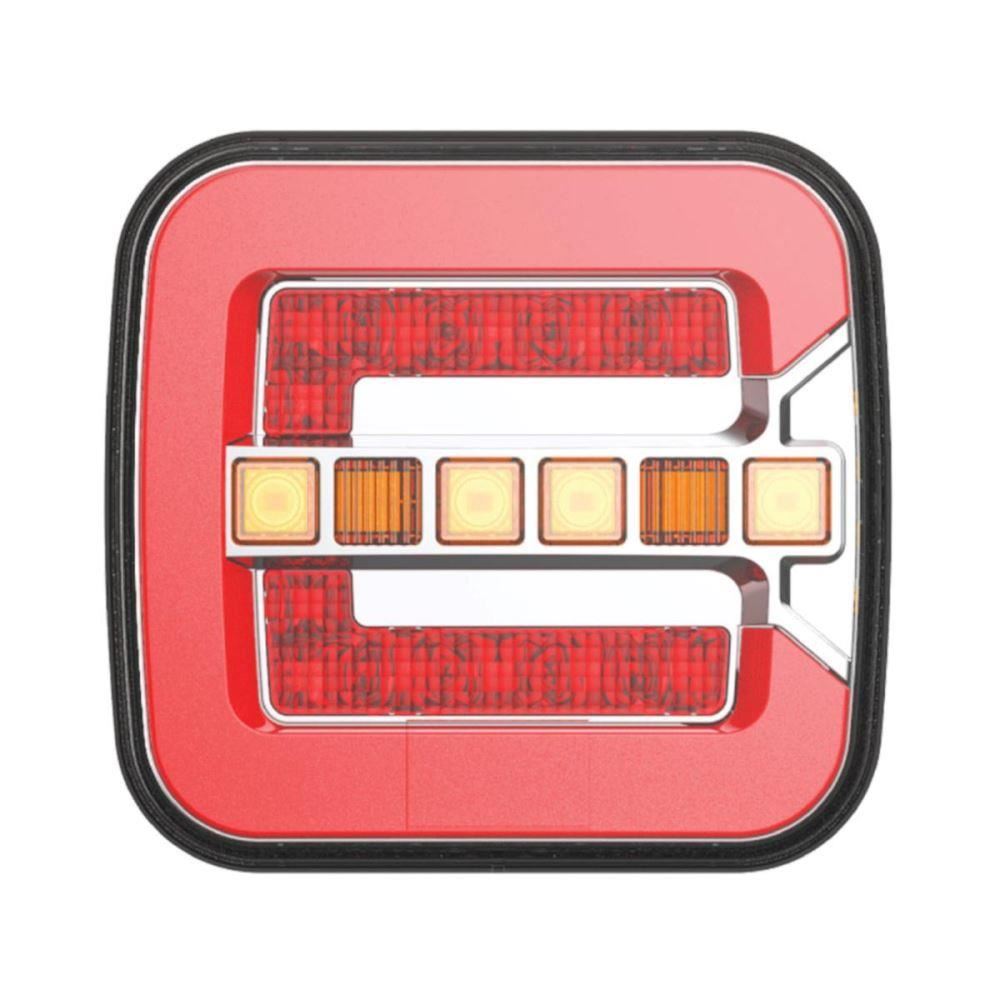 Lampa stop 110x102, 3 functii, LED, RCL-08-LP, 02373 Amio