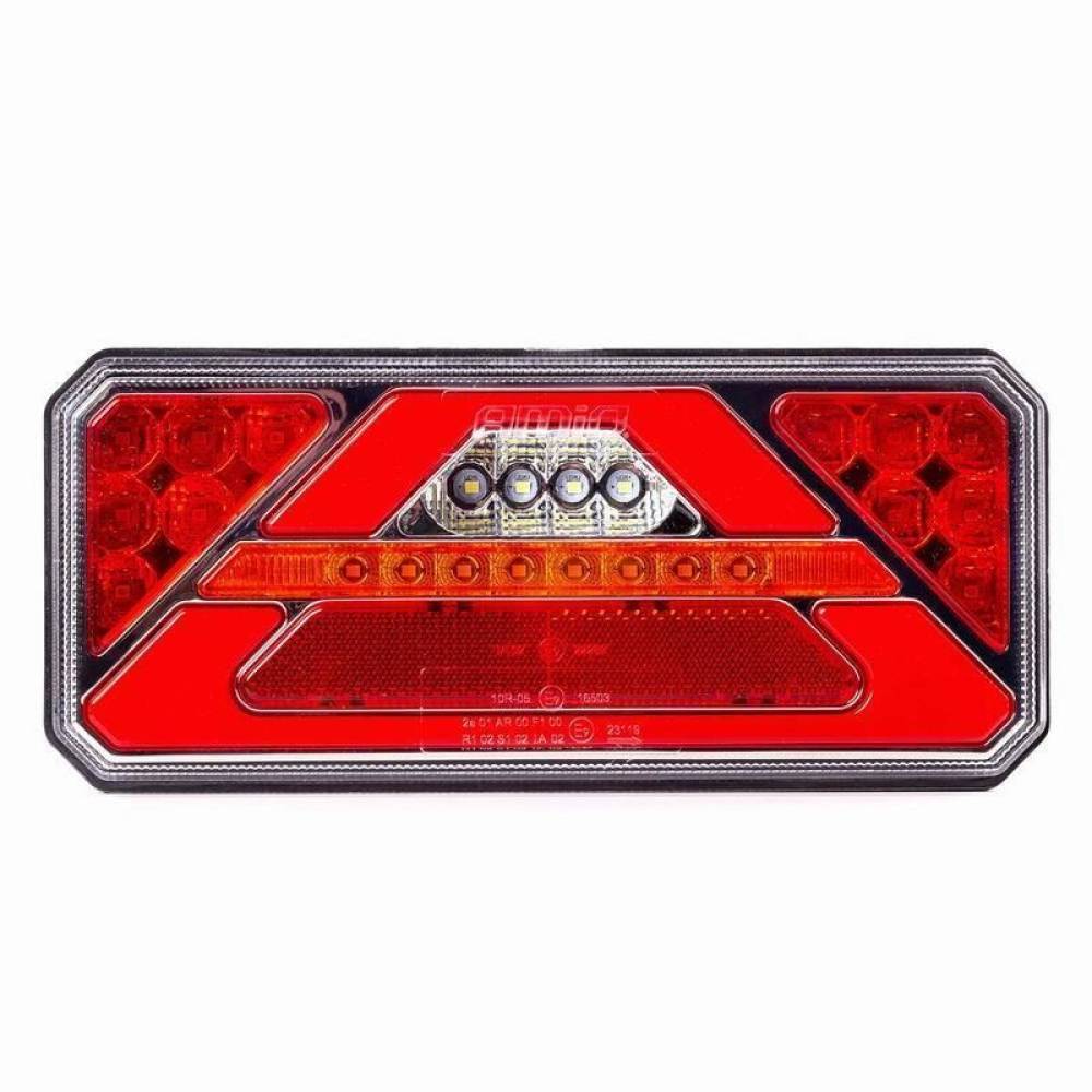 Lampa stop 236x104, LED, 5 functii, ceata, mers inapoi, semnalizare dinamica, dreapta, 02365 Amio