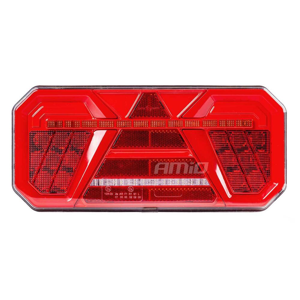 Lampa stop 305x140, LED, 6 functii, ceata, mers inapoi, semnalizare dinamica, dreapta, 02369 Amio