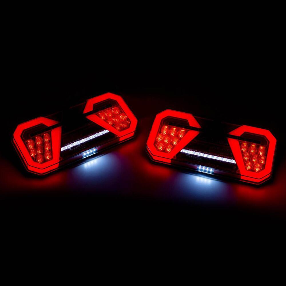 Lampa stop 305x140, LED, 6 functii, ceata, mers inapoi, semnalizare dinamica, dreapta, 02369 Amio