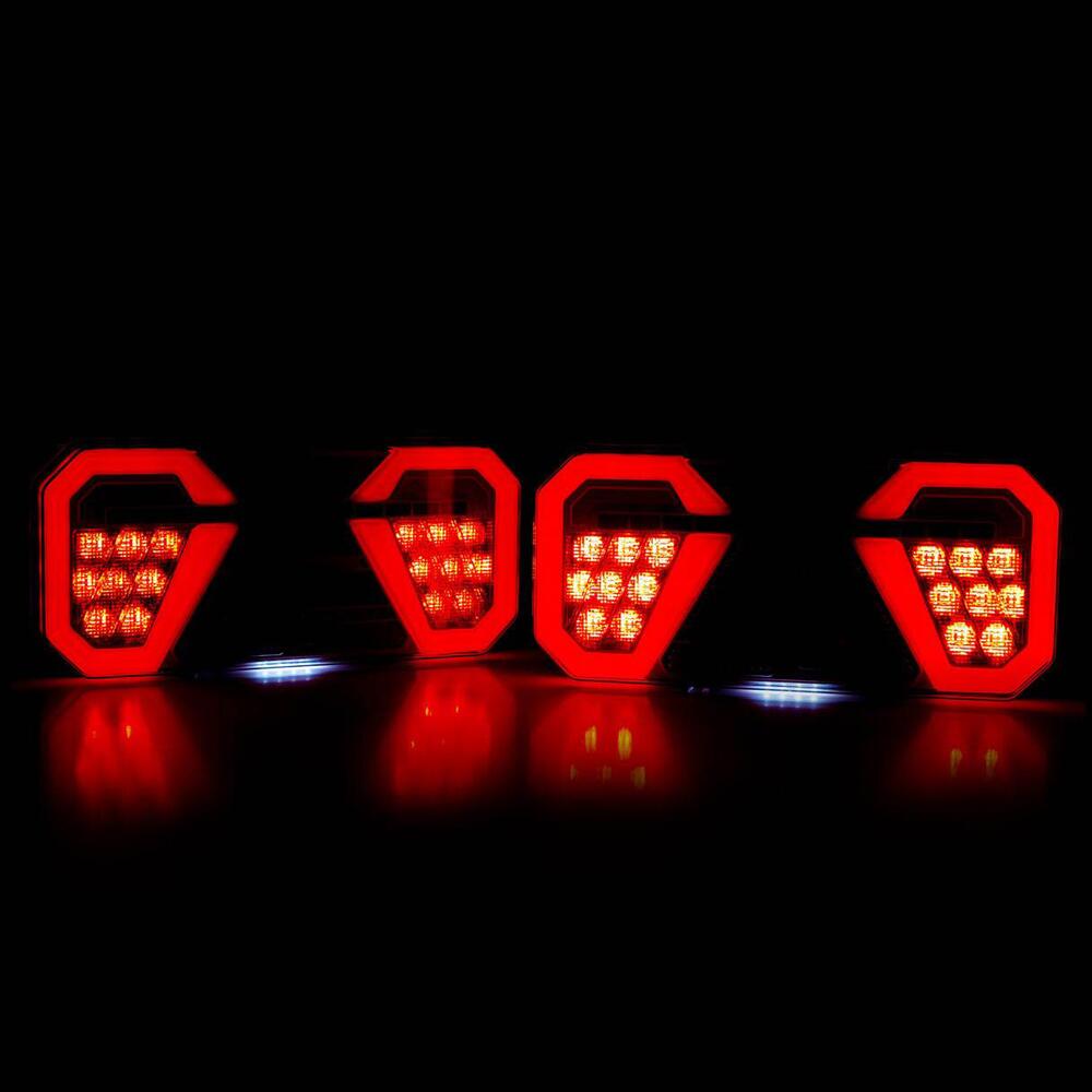 Lampa stop 305x140, LED, 6 functii, ceata, mers inapoi, semnalizare dinamica, dreapta, 02369 Amio