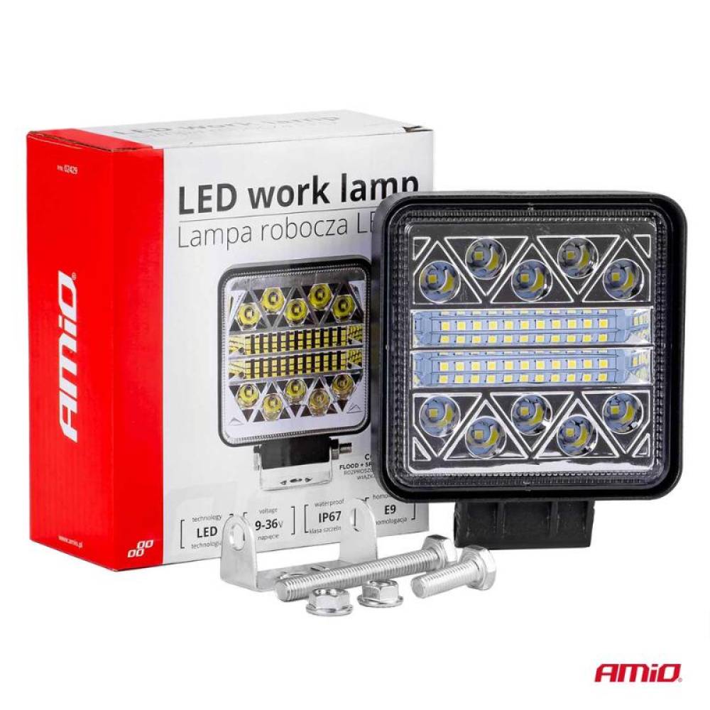 Proiector lucru 110x110, LED, 9-36V, 2080lm, combo AWL15, 02429 Amio