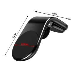 Suport telefon fixare cu clips, in forma de L, magnetic, Hold-12, 02183 Amio