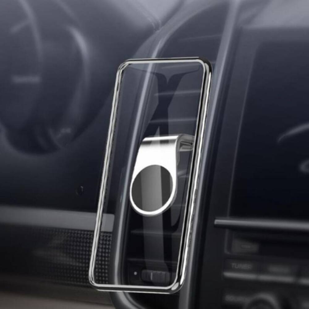 Suport telefon fixare cu clips, in forma de L, magnetic, Hold-12, 02183 Amio