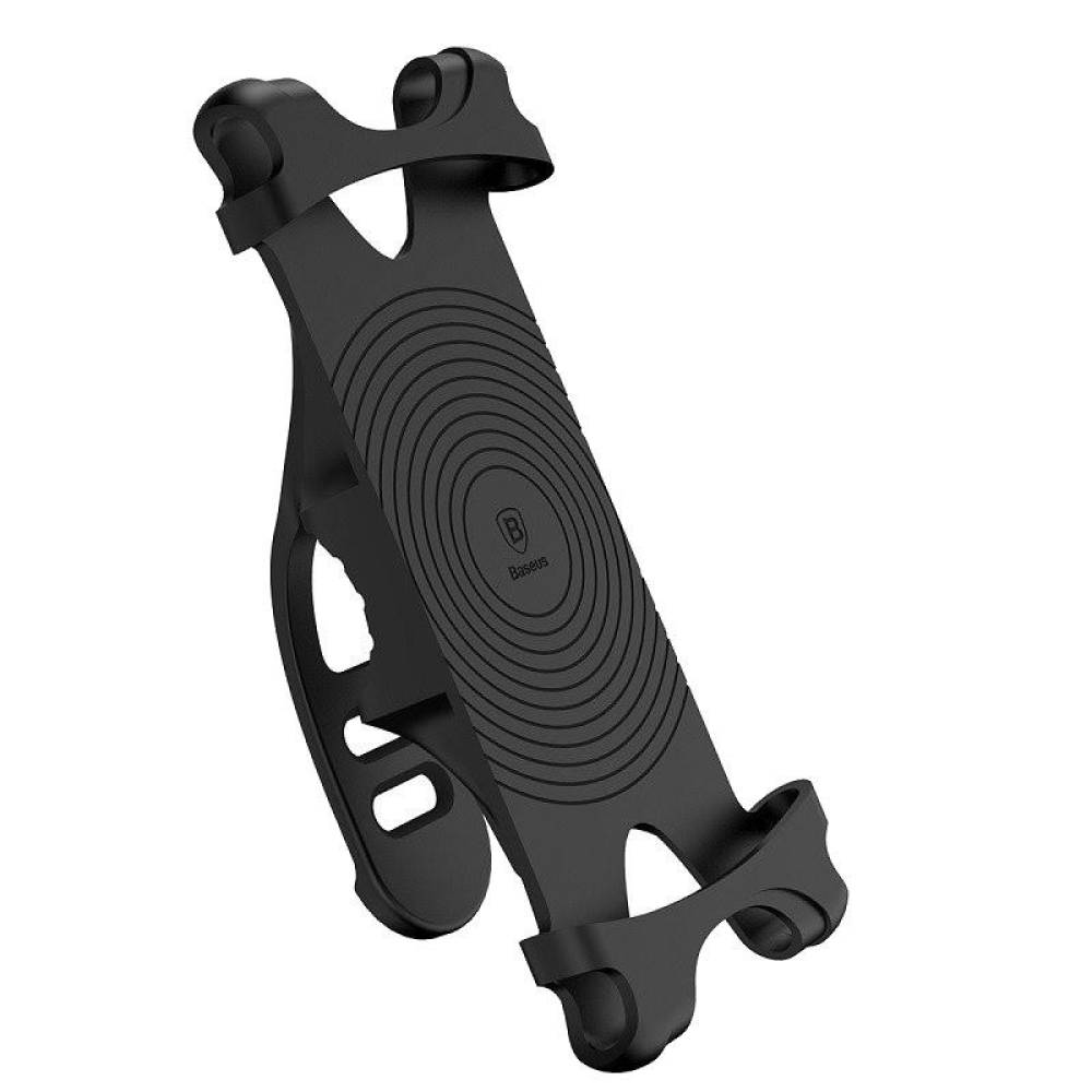 Suport telefon bicicleta, moto, aluminiu si silicon, 4-6