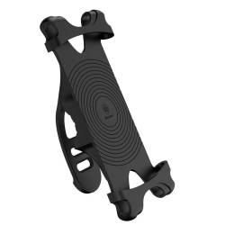 Suport telefon bicicleta, moto, aluminiu si silicon, 4-6