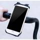 Suport telefon bicicleta, moto, aluminiu si silicon, 4-6