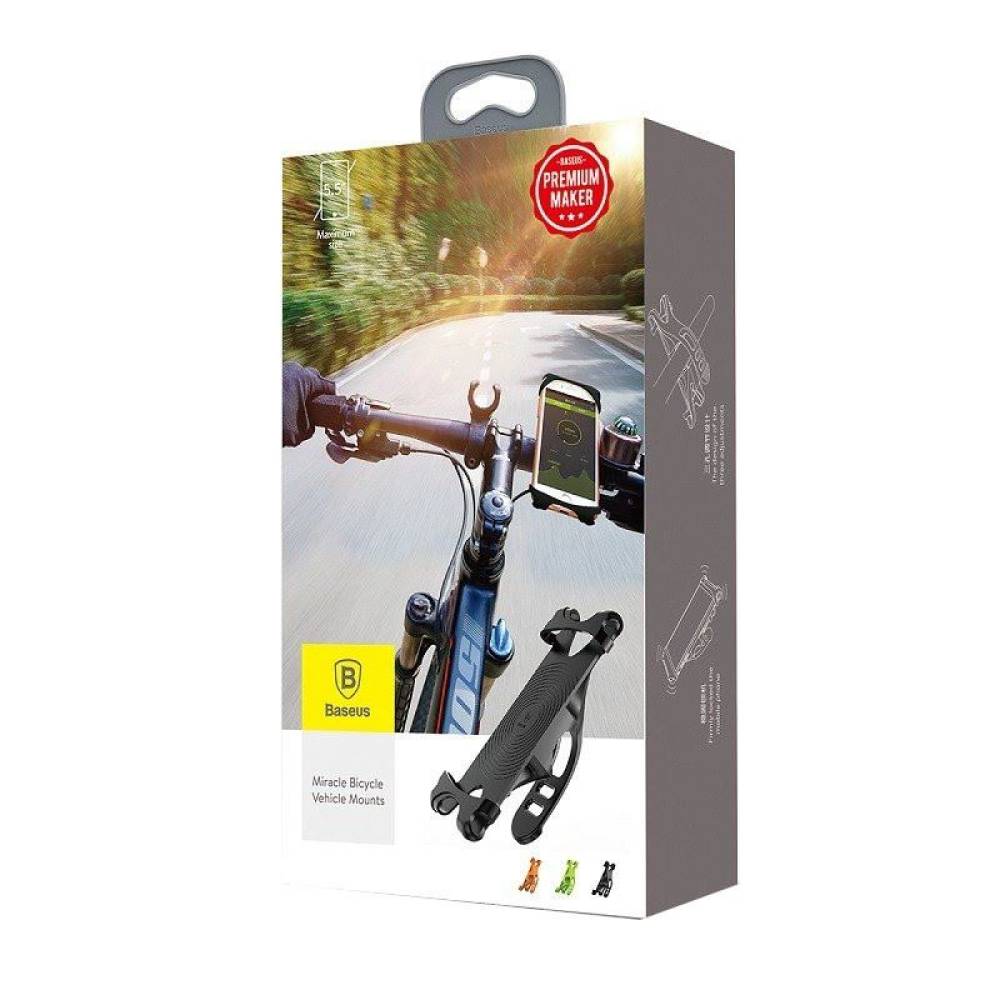 Suport telefon bicicleta, moto, aluminiu si silicon, 4-6