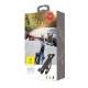 Suport telefon bicicleta, moto, aluminiu si silicon, 4-6