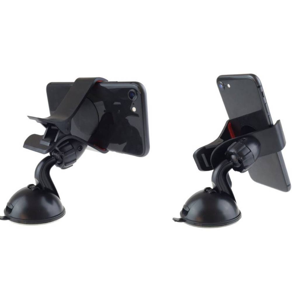 Suport telefon cu ventuza, brate verticale clips 0-100mm, 01705 Amio