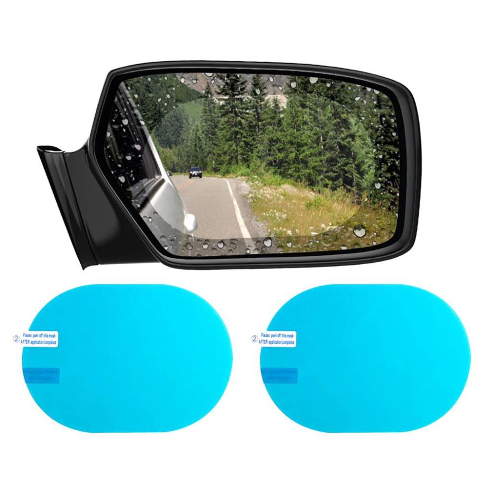 Set 2 bucati protectie oglinda anti ceata, film adeziv, 135x95mm, 02378 Amio