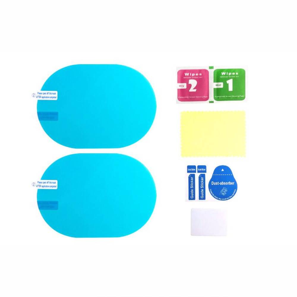 Set 2 bucati protectie oglinda anti ceata, film adeziv, 135x95mm, 02378 Amio