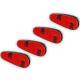Set 4 carlige cu adeziv, 02490 Amio