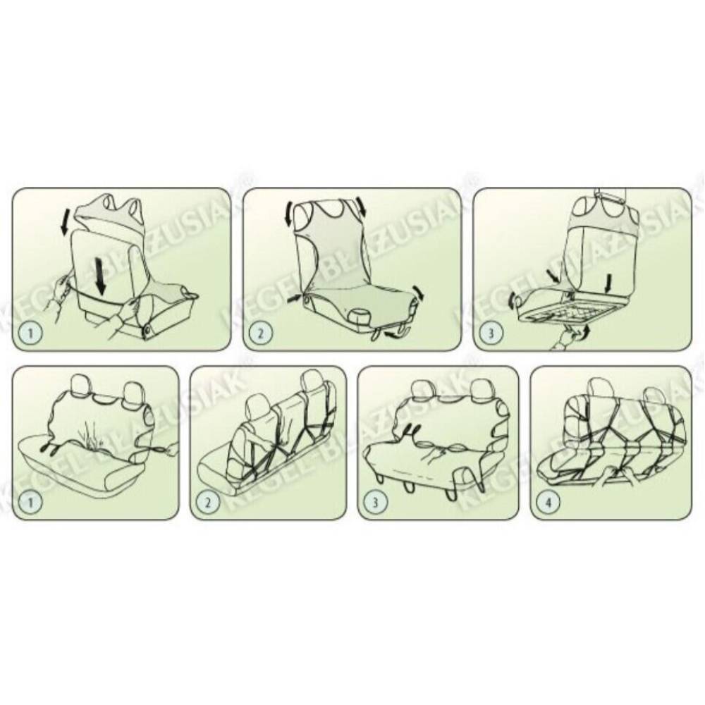 Set huse scaune 3 locuri (2+1) pentru autoutilitară / VAN, tip maieu, 9461R Automax Set huse scaune 3 locuri (2+1) pentru autoutilitară / VAN, tip maieu, 9461R Automax