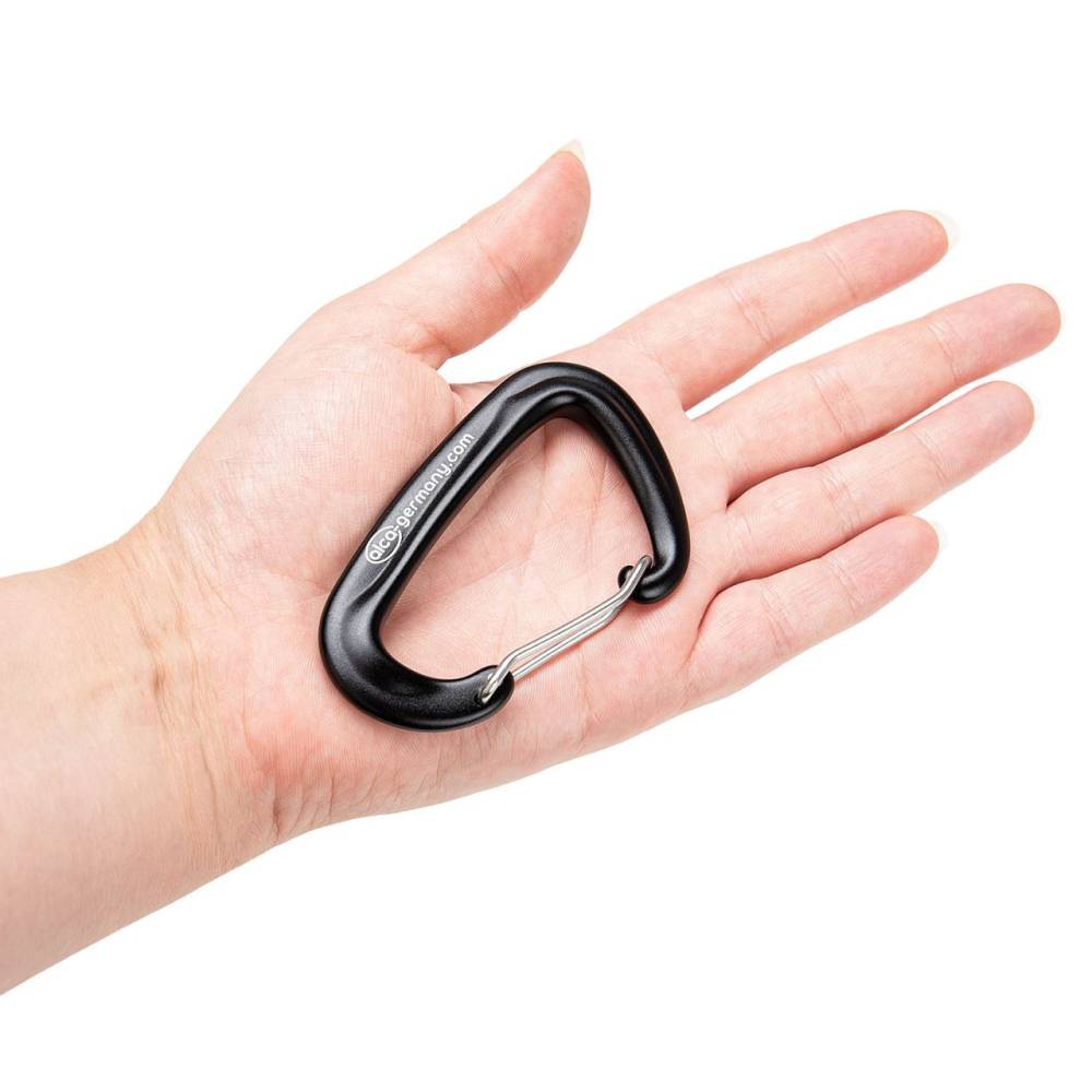 Set 2 bucati carabina 5 KN, 500kg, 8.1x4.8cm, 883.00 Alca