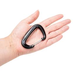Set 2 bucati carabina 5 KN, 500kg, 8.1x4.8cm, 883.00 Alca