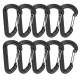 Set 10 bucati carabina 0.1KN, 10kg, 5.5x3.2cm, 883.01 Alca