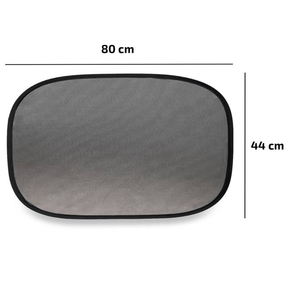 Set jaluzele laterale 80X44cm, autoadezive, 2 bucati, Premium Car Sunshades, 512.38 Heyner