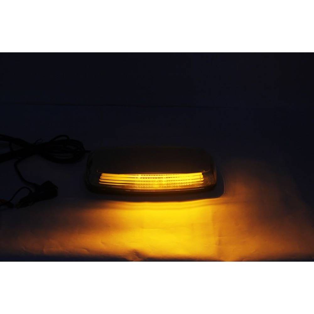 Girofar rampa transversal 31x16cm, 84Led-uri, 12-24V, Galben BLK0032