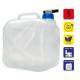 Canistra pliabila cu robinet 5L Foldable Water Can 558.30 Alca