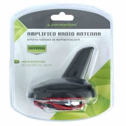Antena auto cu amplificator Rechin neagra 58525 Carmotion