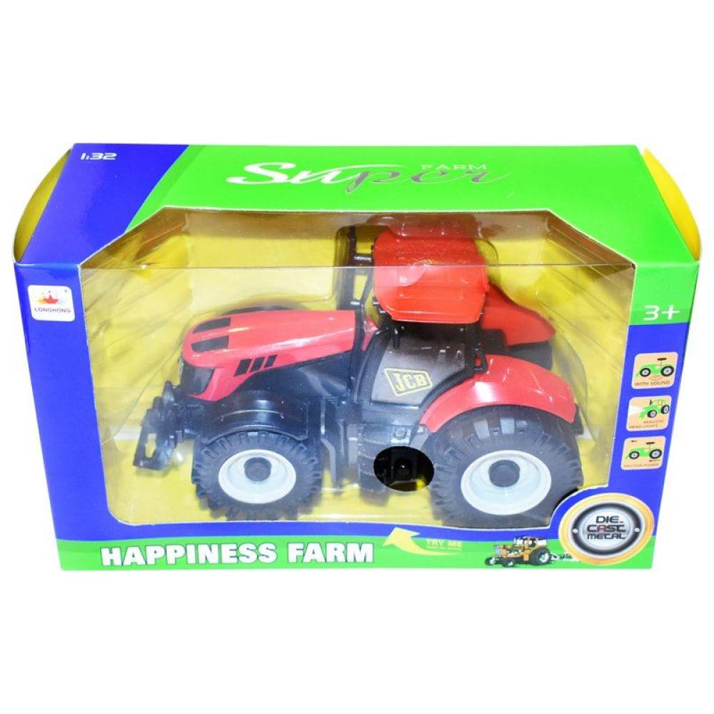 Tractor JCB rosu jucarie cr24r DISCR24R   