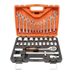 Trusa chei 37 bucati, combinate si tubulare, BK92501 Breckner