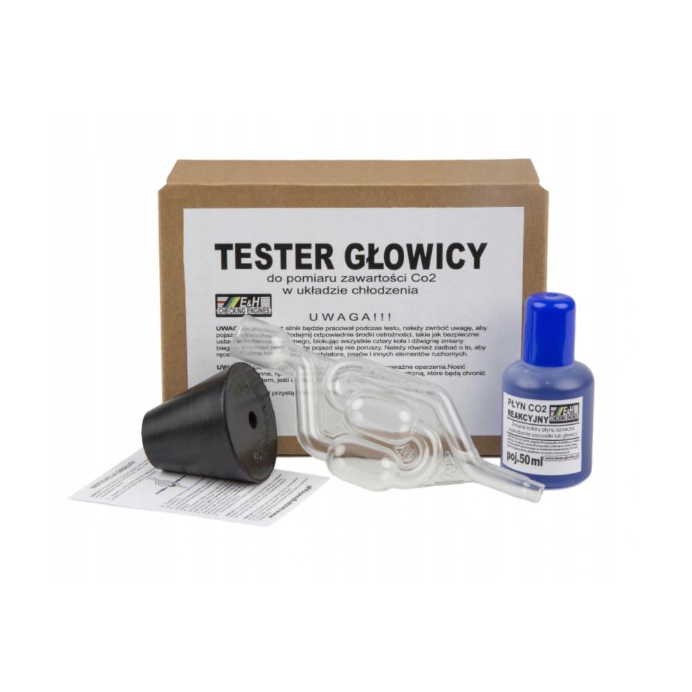 Tester scurgere garnitura chiulasa 25–55mm Carmotion 58663, detector CO2 sistem racire, set complet
