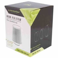 Filtru aer sport mijlociu cu 3 adaptoare, h 13cm, 86009 Carmotion