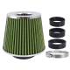 Filtru aer sport cu 3 adaptoare, h15cm, 86008 Carmotion