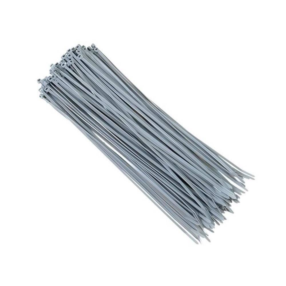 Set 100 coliere plastic 300x3.6mm, gri, 86105 Carmotion