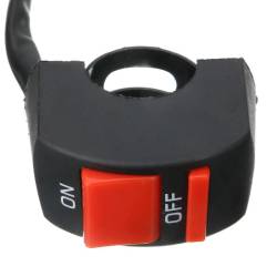 Intrerupator lumini ON/OFF cu kill switch moto, scuter, atv, prindere pe ghidon, 86544 Carmotion Intrerupator lumini ON/OFF cu kill switch moto, scuter, atv, prindere pe ghidon, 86544 Carmotion