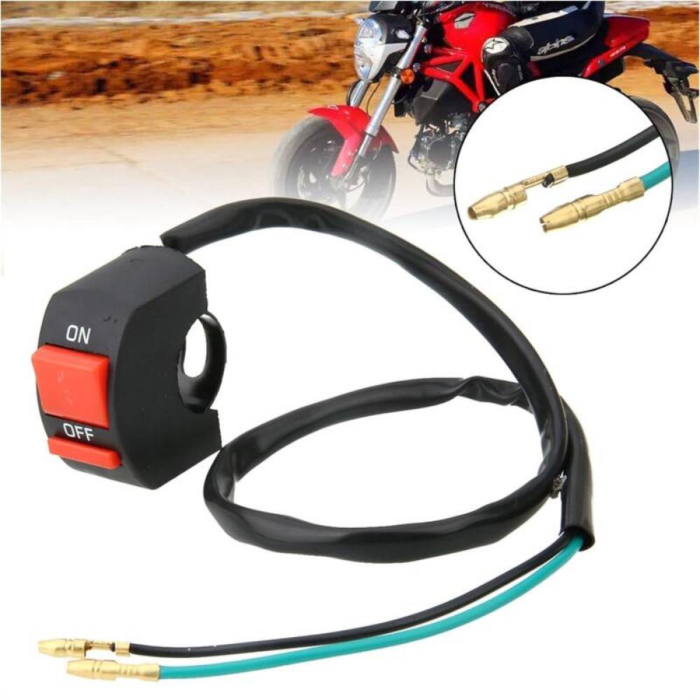 Intrerupator lumini ON/OFF cu kill switch moto, scuter, atv,  prindere pe ghidon, 86544 Carmotion