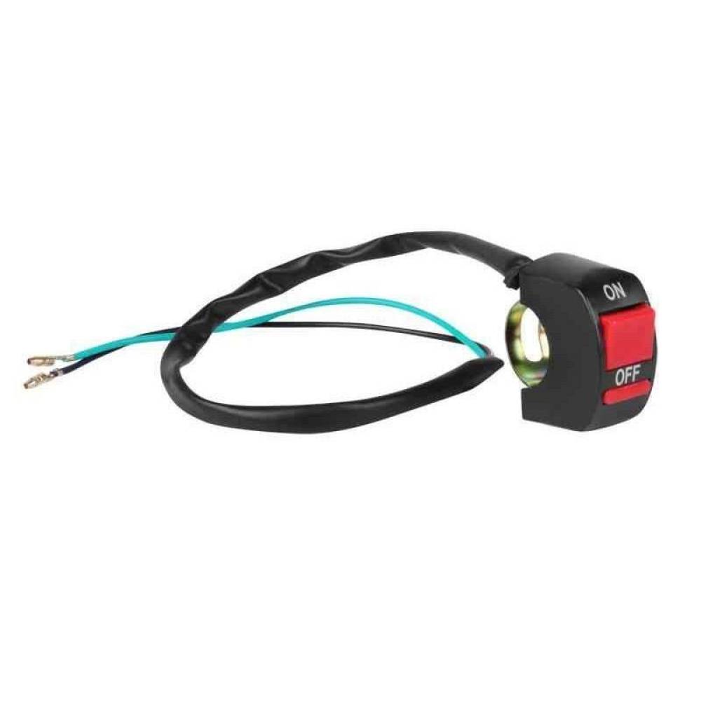 Intrerupator lumini ON/OFF cu kill switch moto, scuter, atv,  prindere pe ghidon, 86544 Carmotion