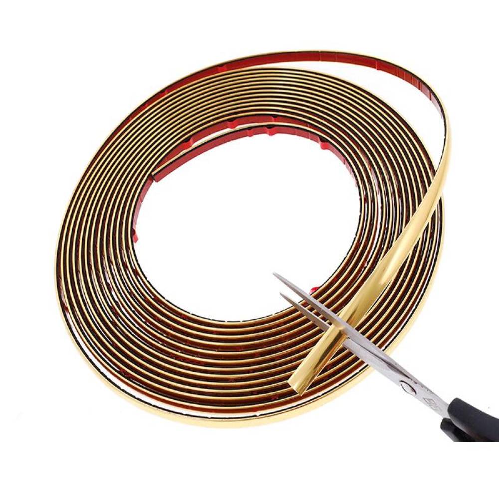 Rola ornament bandou 6mm x 8m, aurie, 63751 Carmotion
