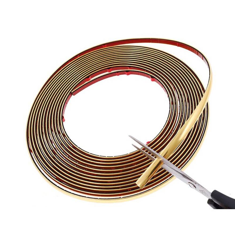Rola ornament bandou, 9mm x 8m, aurie, 63755 Carmotion