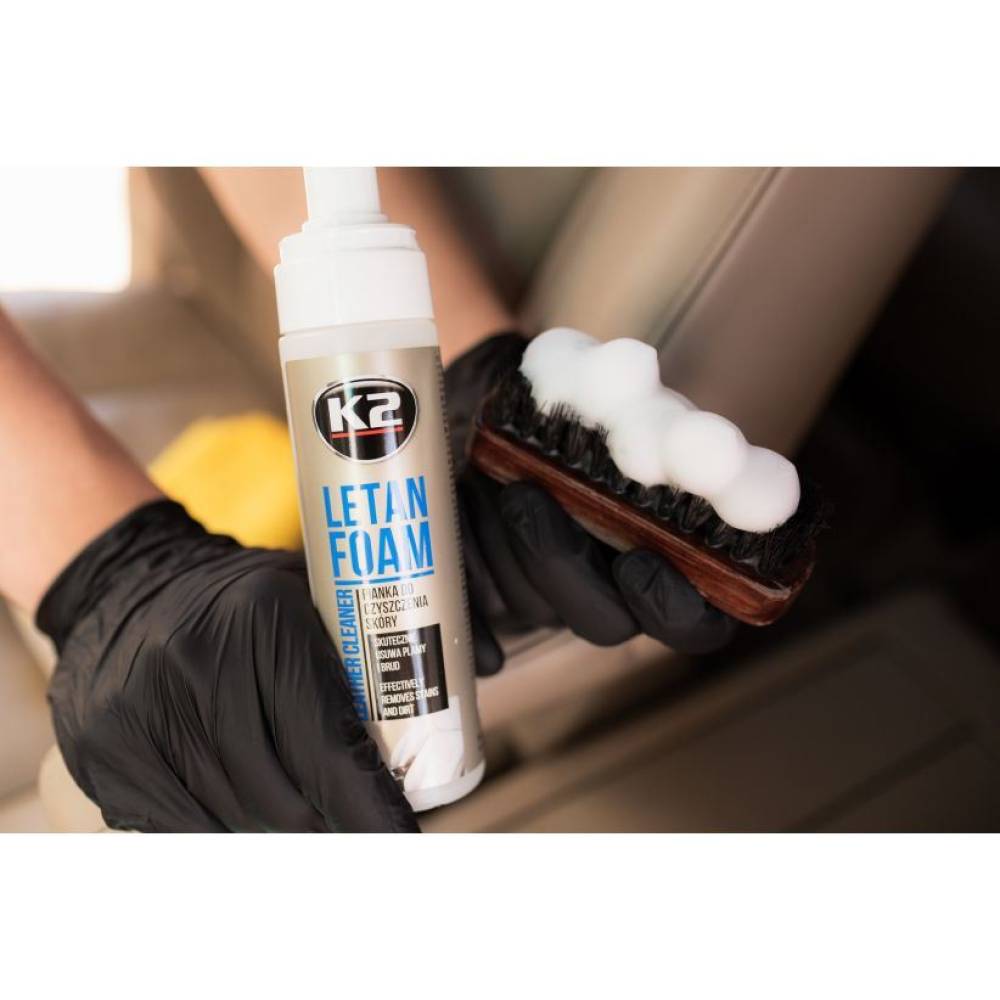 Spray spuma curatat tapiterie piele 200ml LETAN K205 K2 Spray spuma curatat tapiterie piele 200ml LETAN K205 K2