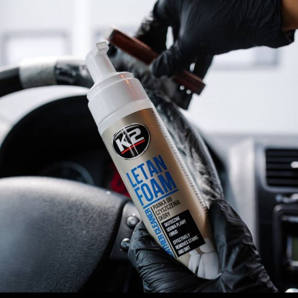 Spray spuma curatat tapiterie piele 200ml LETAN K205 K2 Spray spuma curatat tapiterie piele 200ml LETAN K205 K2