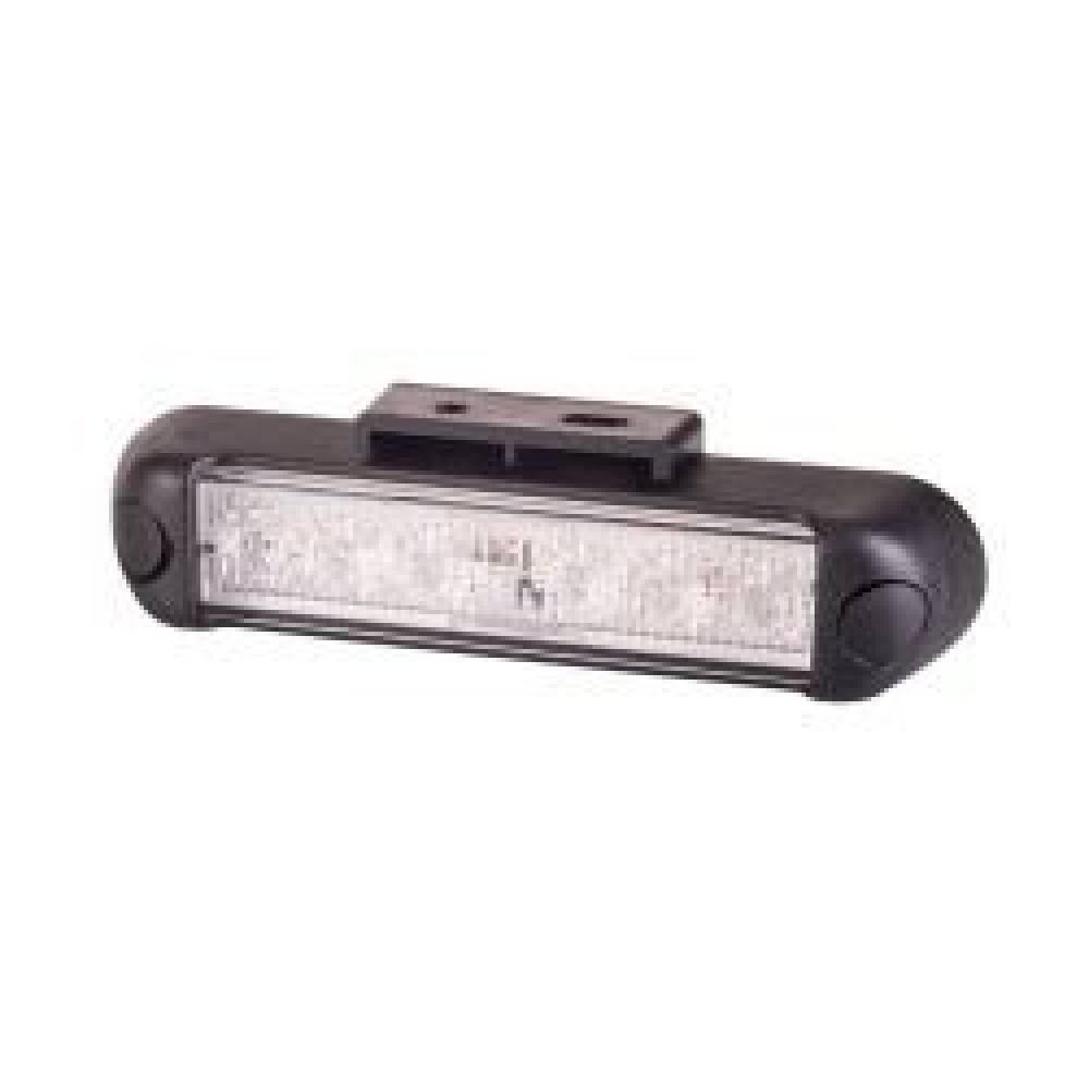 Proiector stroboscopic albastru 130x28 LED, 12-24V, 9W, LDO 2781 Horpol