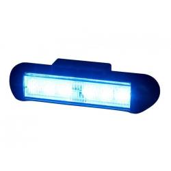 Proiector stroboscopic albastru 130x28 LED, 12-24V, 9W, LDO 2781 Horpol