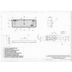 Lampa gabarit 96x39 LED, tip Hor55 LD 537 Horpol